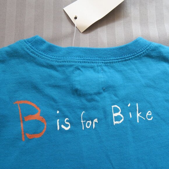 BabyGap Blue Onesie w/Bicycle-Bike on the Front  Sz 18-24 months  NWT - Picture 7 of 7